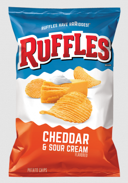 Ruffles potato chips