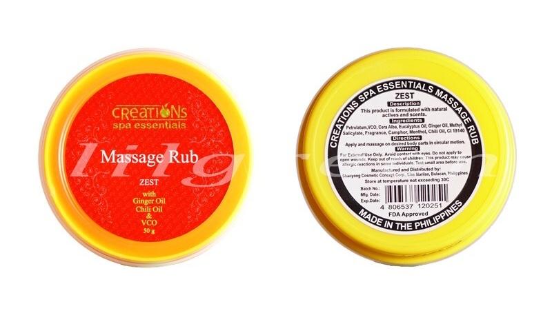 MASSAGE RUB- ZEST (ORANGE)